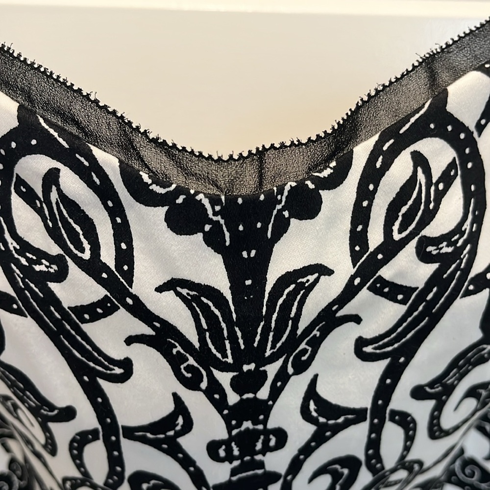 NWT White House Black Market Sweetheart scroll print bustier corset Date Night - Picture 3 of 8